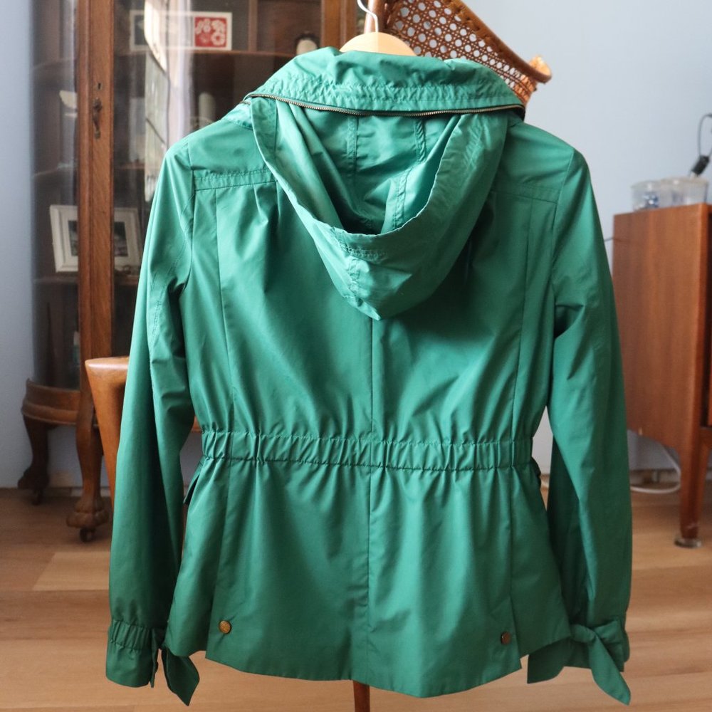 Like New, Cole Haan "Jelly Bean" Windbreaker in Kelly Green, Sz S - Picture 3 of 16